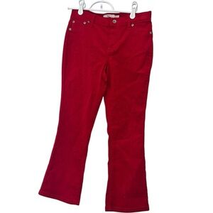 Vineyard vines NWOT holiday red flare corduroy girls flared corduroy pants sz 12